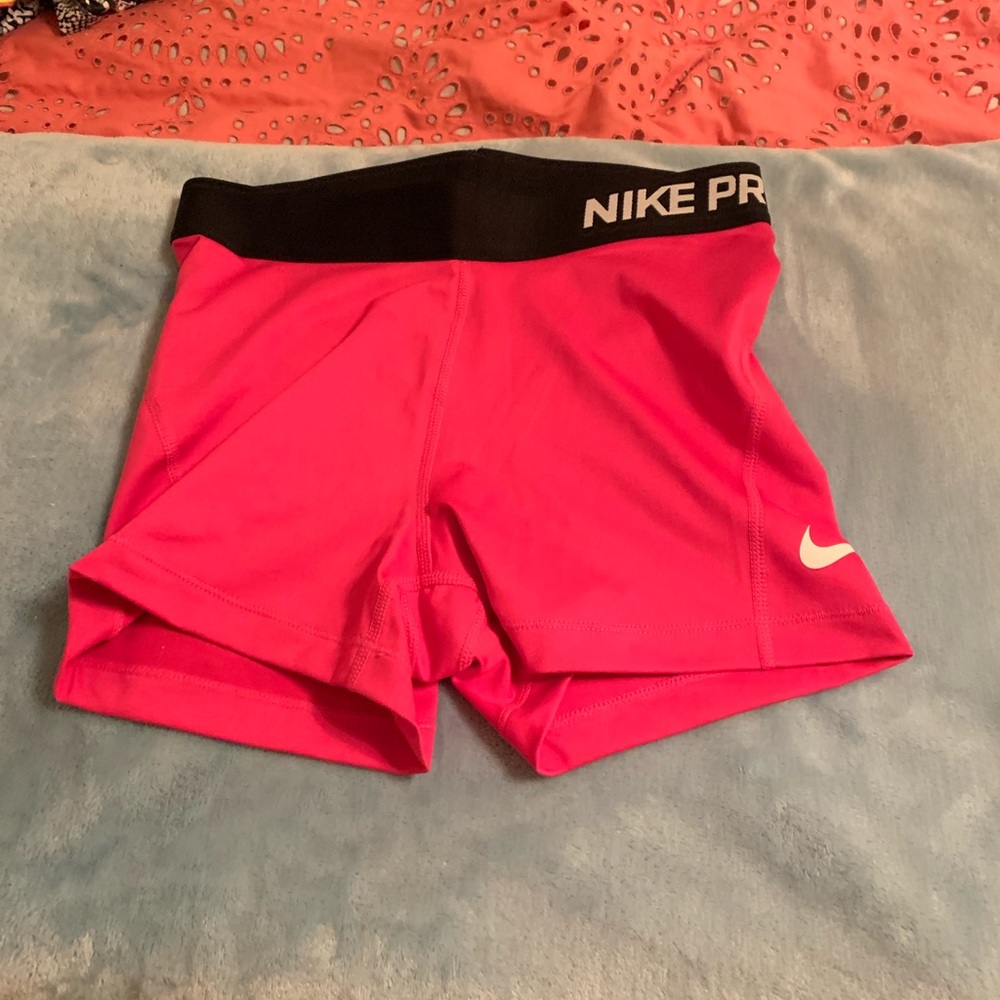 Pink nike spandex